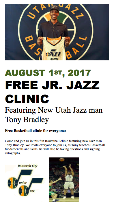 Free Junior Jazz clinic