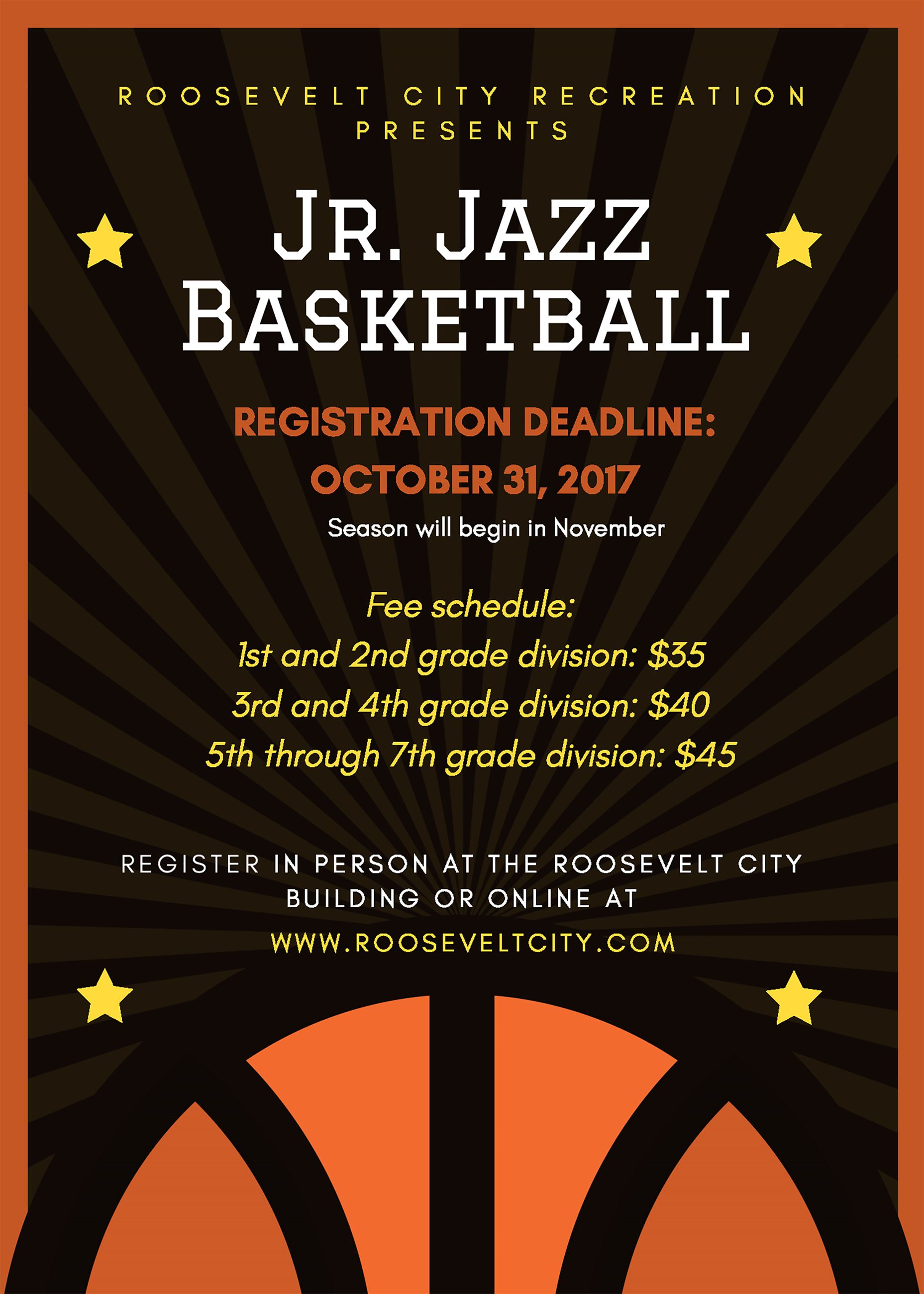 Jr Jazz flyer