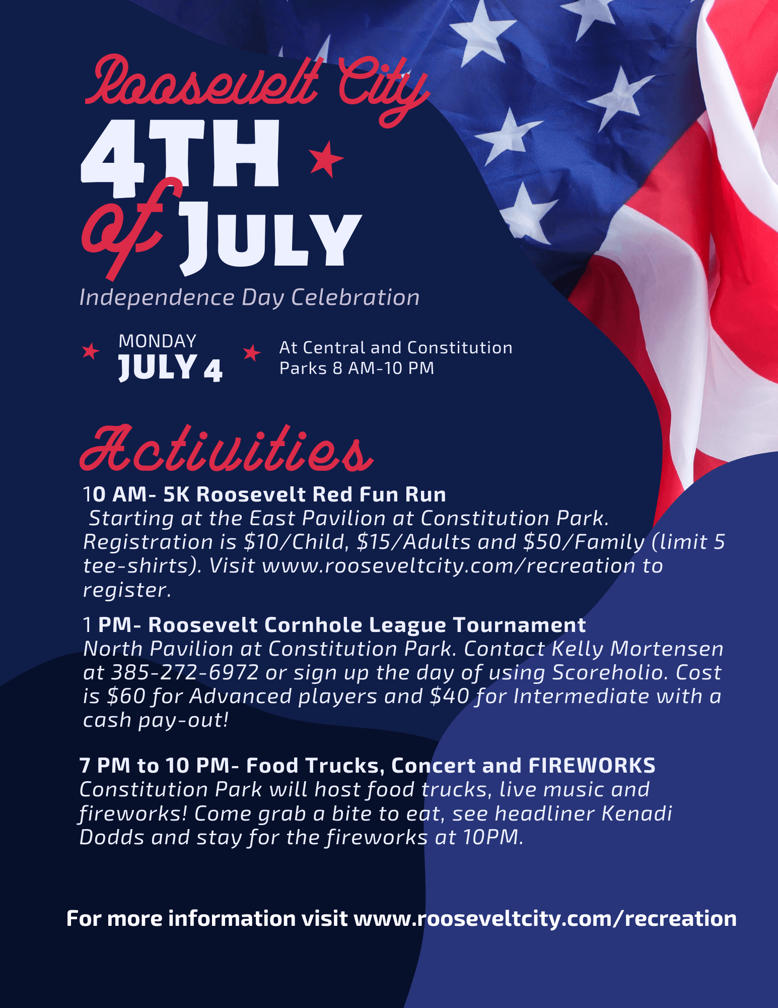 July 4th Activities Flyer 