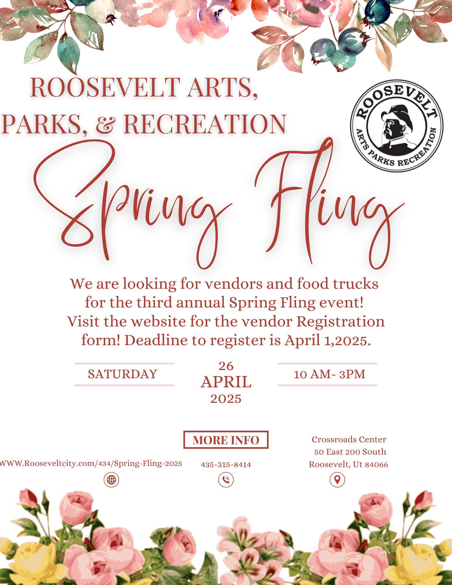 Spring Fling 2025 Vendors Needed1