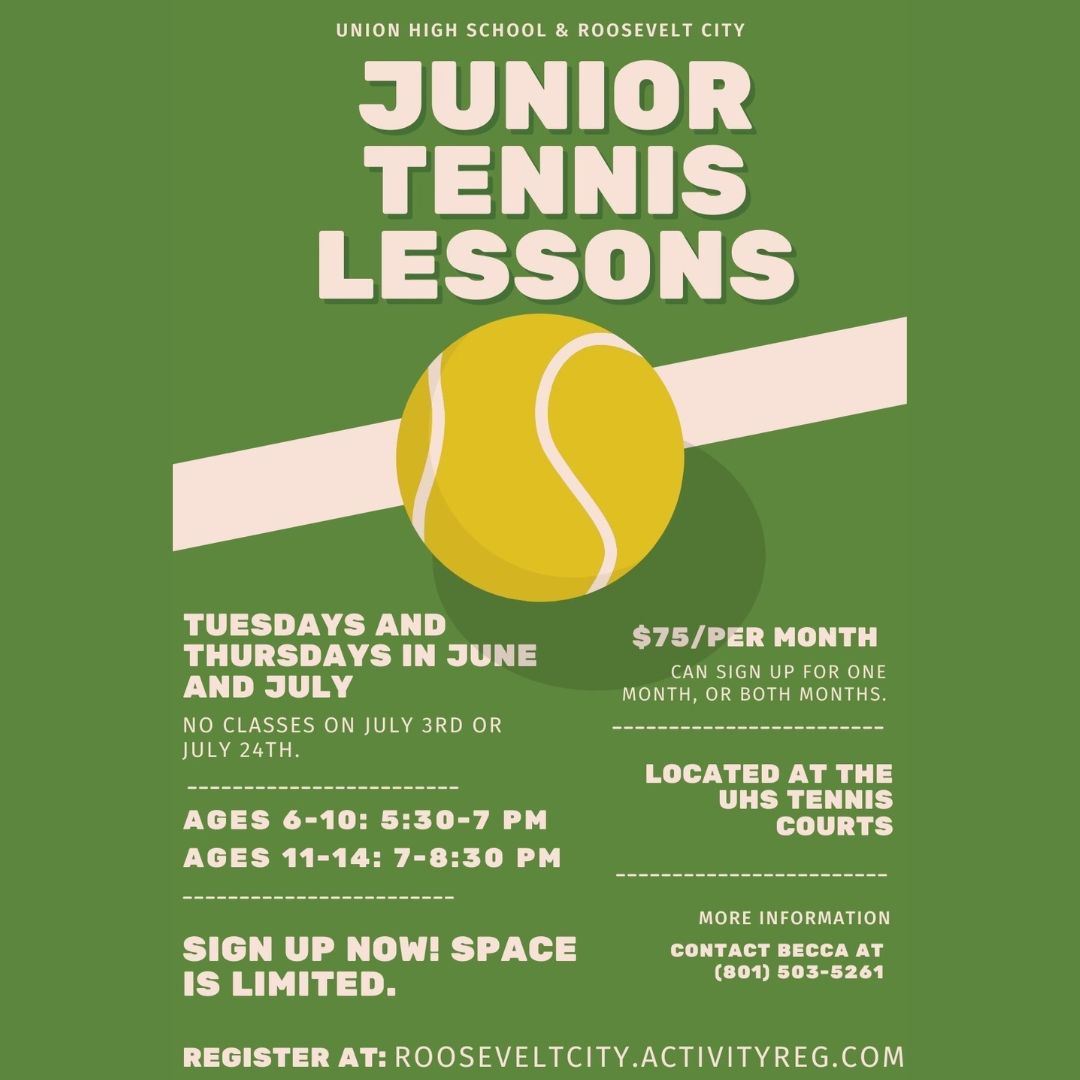 junior tennis lessons 2025