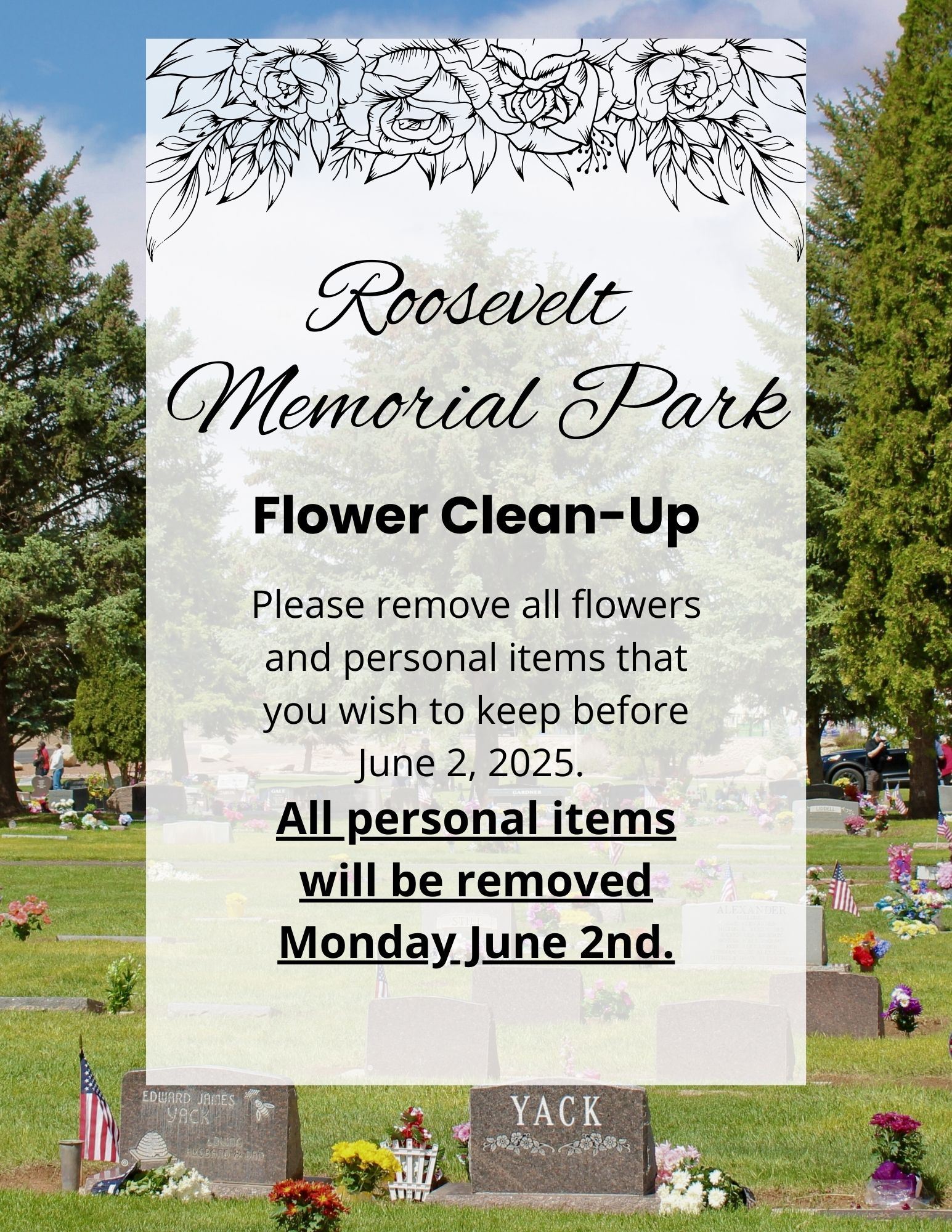 cemetery flier 2025