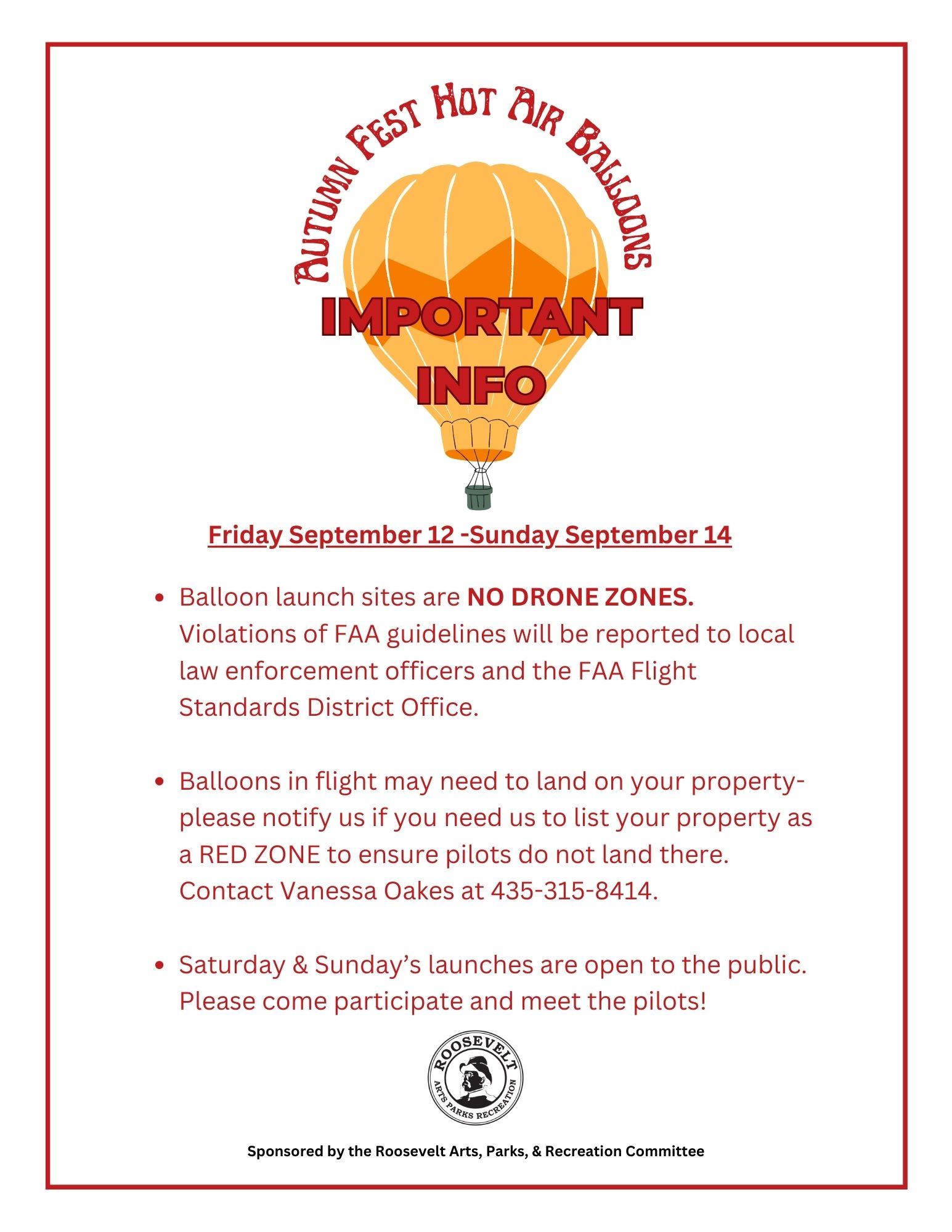 Ballon Launch Site Info 2025