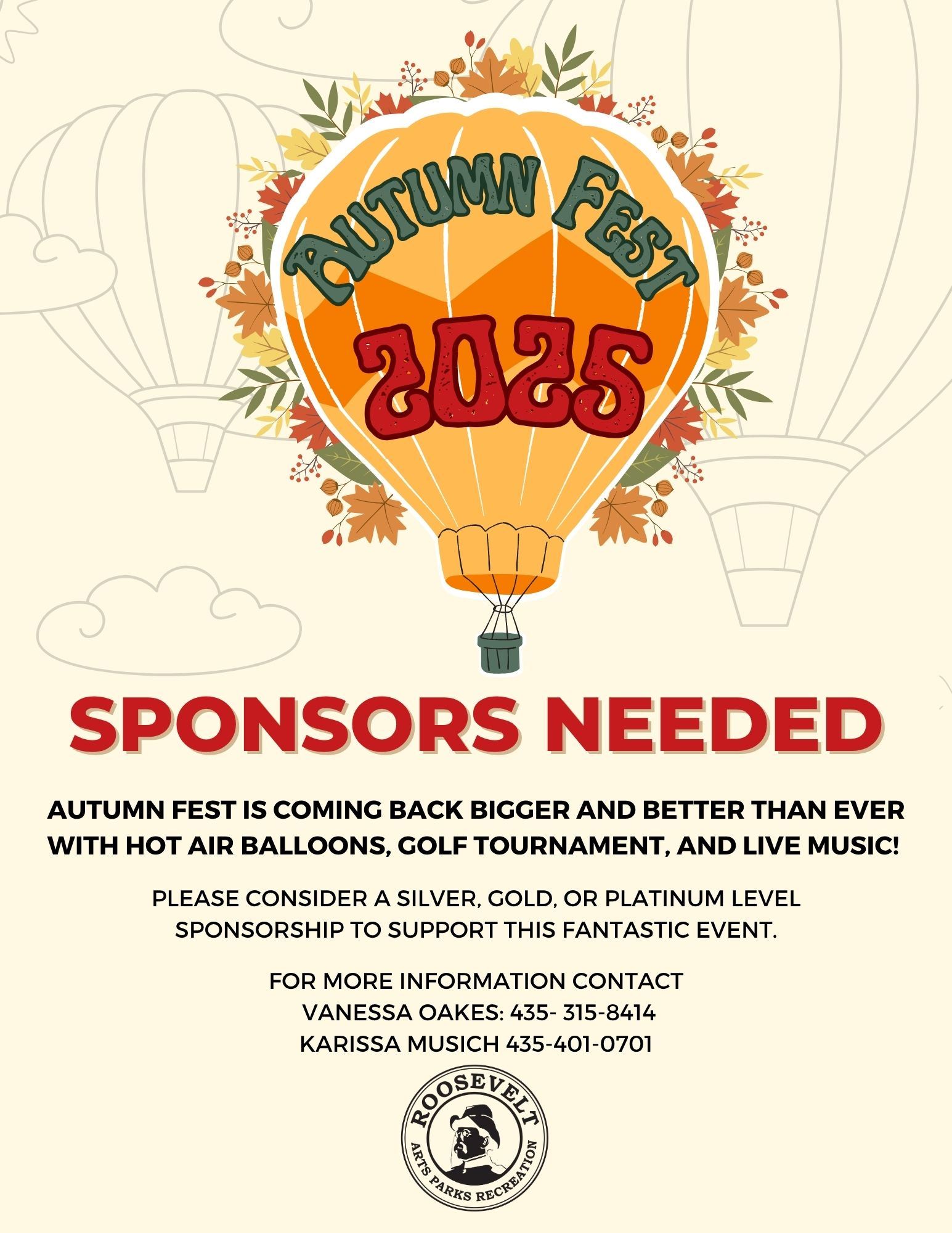 Sponsors needed 2025