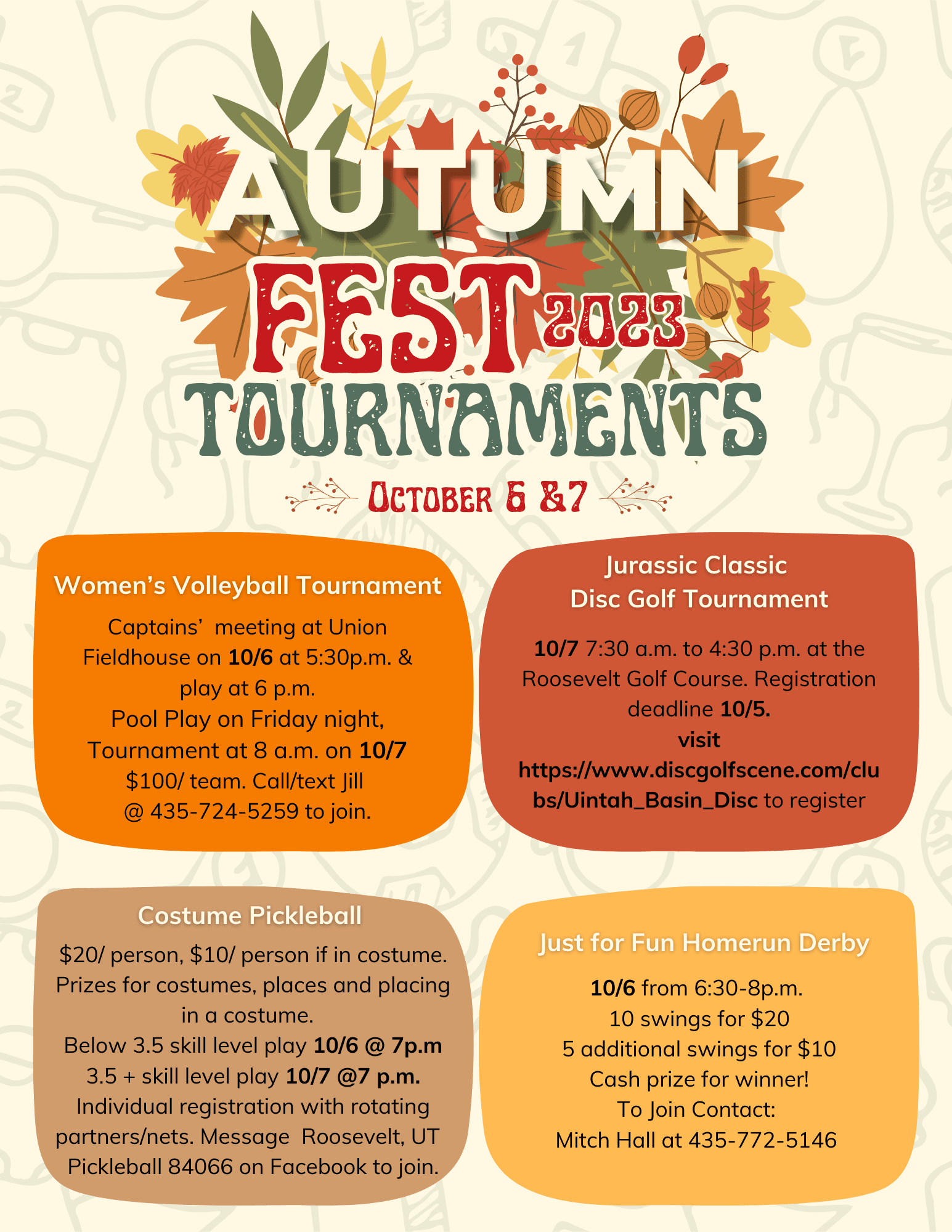 Autumn Fest Tournaments 2023 8.5 x 11