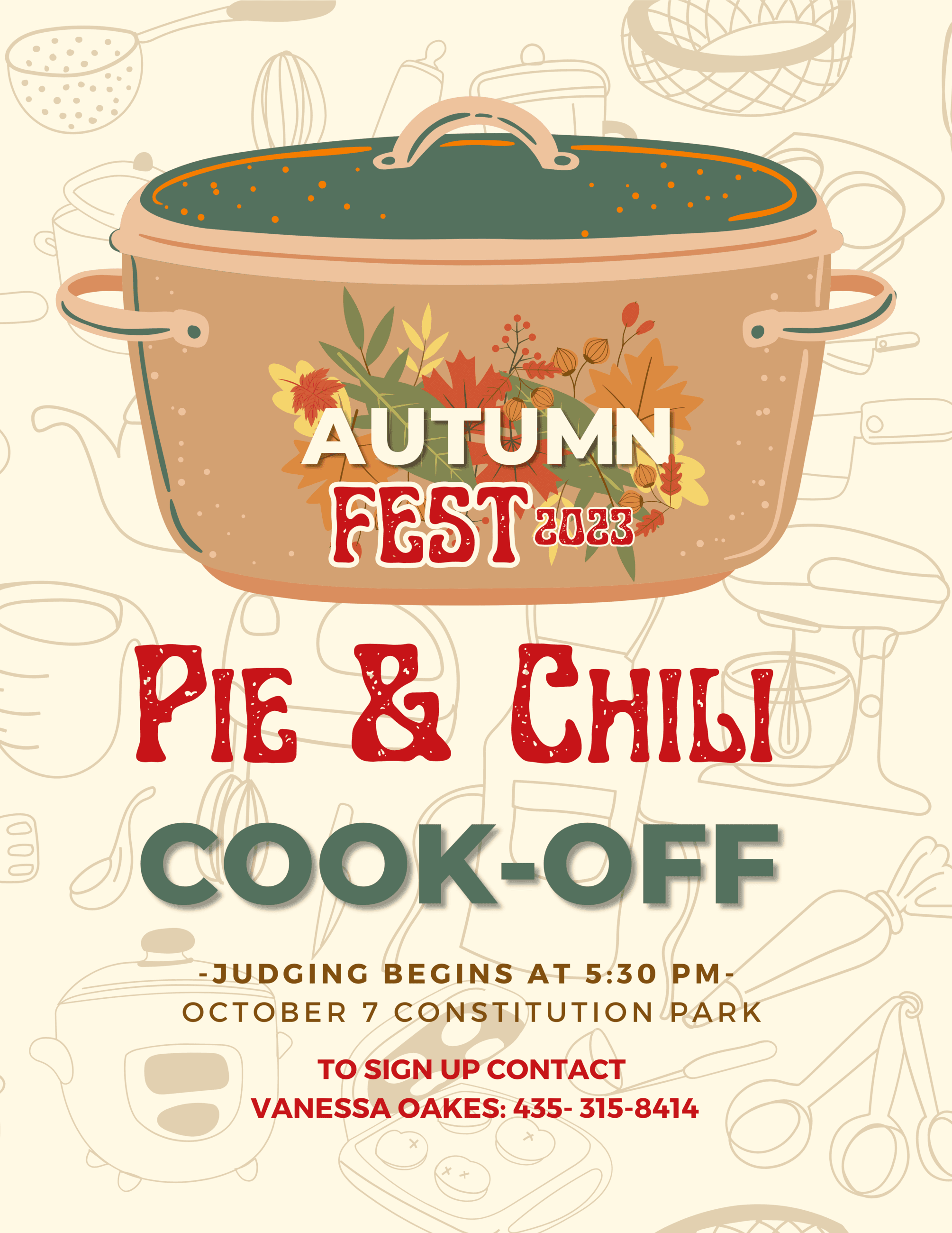 Pie and Chili Cook-Off 2023 8.5 x 11