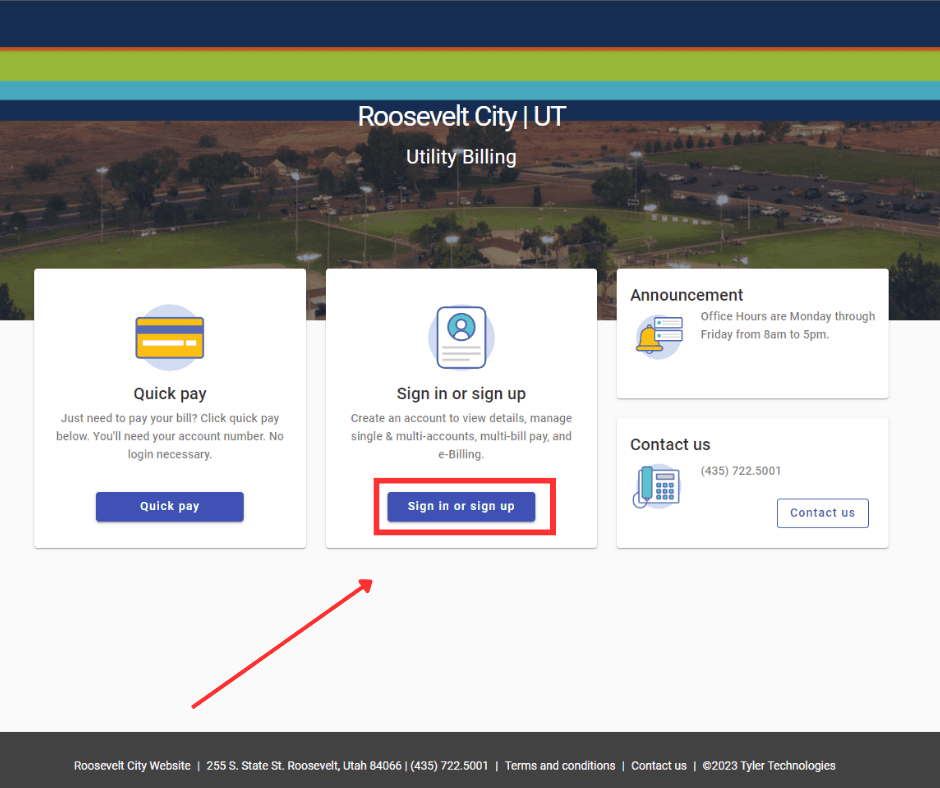 2.Click “Sign in or Sign Up,” then click "Register.”